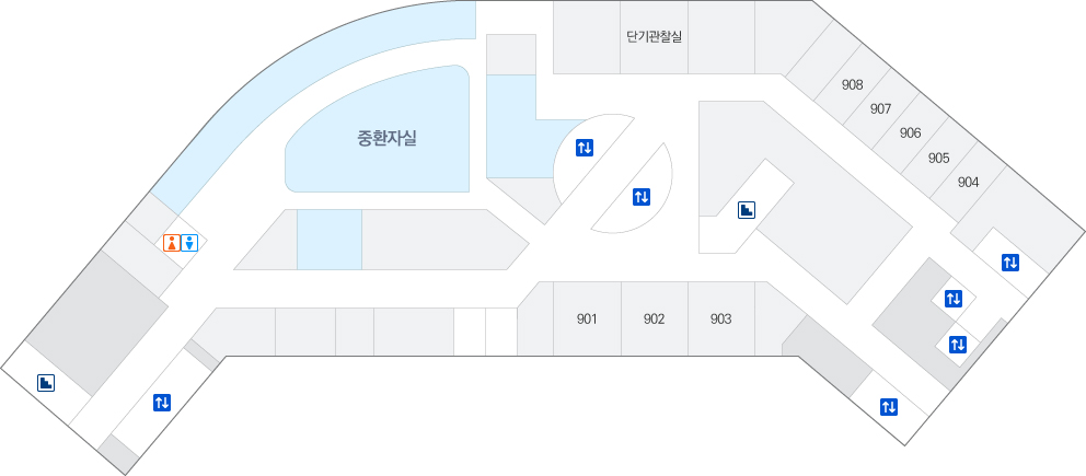 9층 원내 위치도